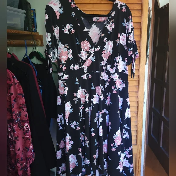 Torrid Mini Studio Knit Skater Dress - Picture 4 of 7